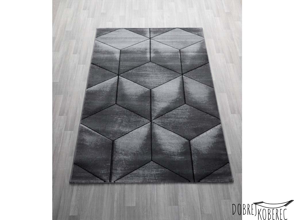 Foto - AYYLDIZ Kusový šedý koberec Parma 9290/Black